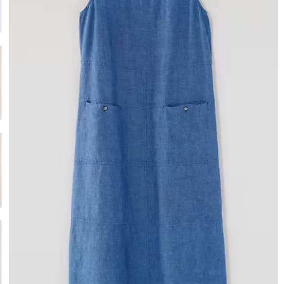 Pure J. Jill Seamed Linen Dress – Size Small – Deep River Multi – EUC - Picture 5 of 9